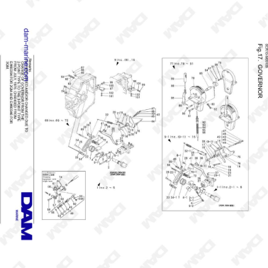 Yanmar 3QM - Gobernador