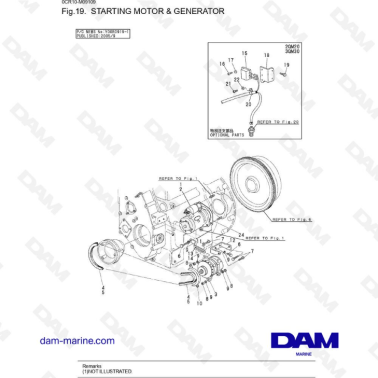 Yanmar 3QM - Motor de...