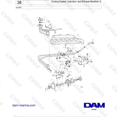 Volvo Penta AQ165A -...