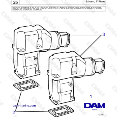 Volvo Penta 5.7L GL -...