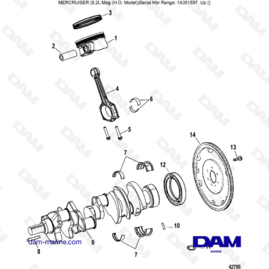 Mercruiser 502 MAG MPI HO -...