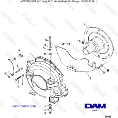 Mercruiser 502 MAG MPI HO -...