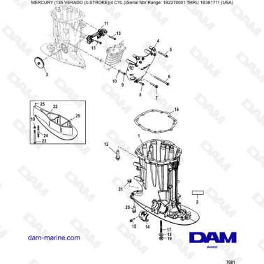 Mercury Verado 135 (SN...