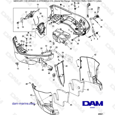 Mercury Verado 135 (SN...