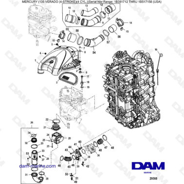 Mercury Verado 135 (SN...