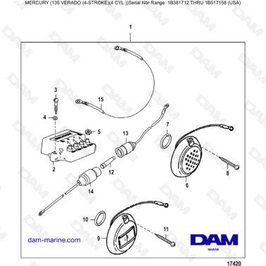 Mercury Verado 135 (SN...