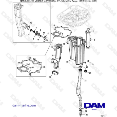 Mercury Verado 135 (SN...