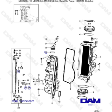 Mercury Verado 135 (SN...