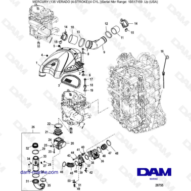 Mercury Verado 135 (SN...