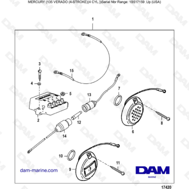 Mercury Verado 135 (SN...