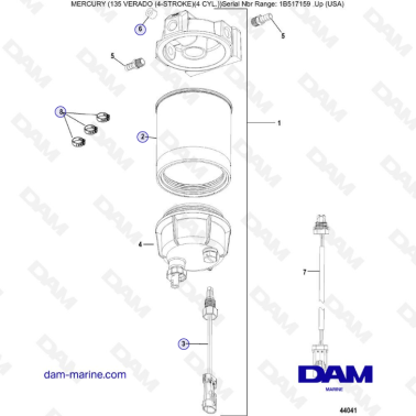 Mercury Verado 135 (SN...