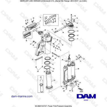 Mercury 350 Verado (6 CYL)...
