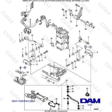Mercury EFI 25hp - Accessories