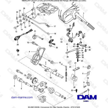 Mercury EFI 25 hp - Kit de...