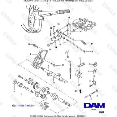 Mercury EFI 25 hp - Kit de...