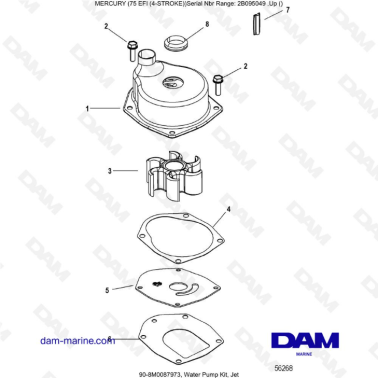Mercury 75 EFI - Kit de...