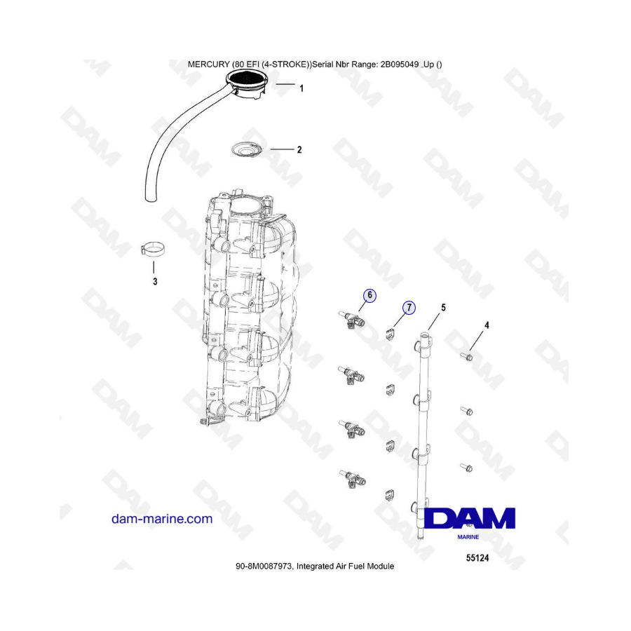 Mercury 90 EFI - Integrated Air Fuel Module