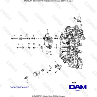 Mercury 90 EFI - Motor de...