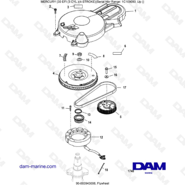 Mercury 30 EFI - Flywheel
