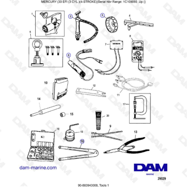 Mercury 30 EFI - Tools 1