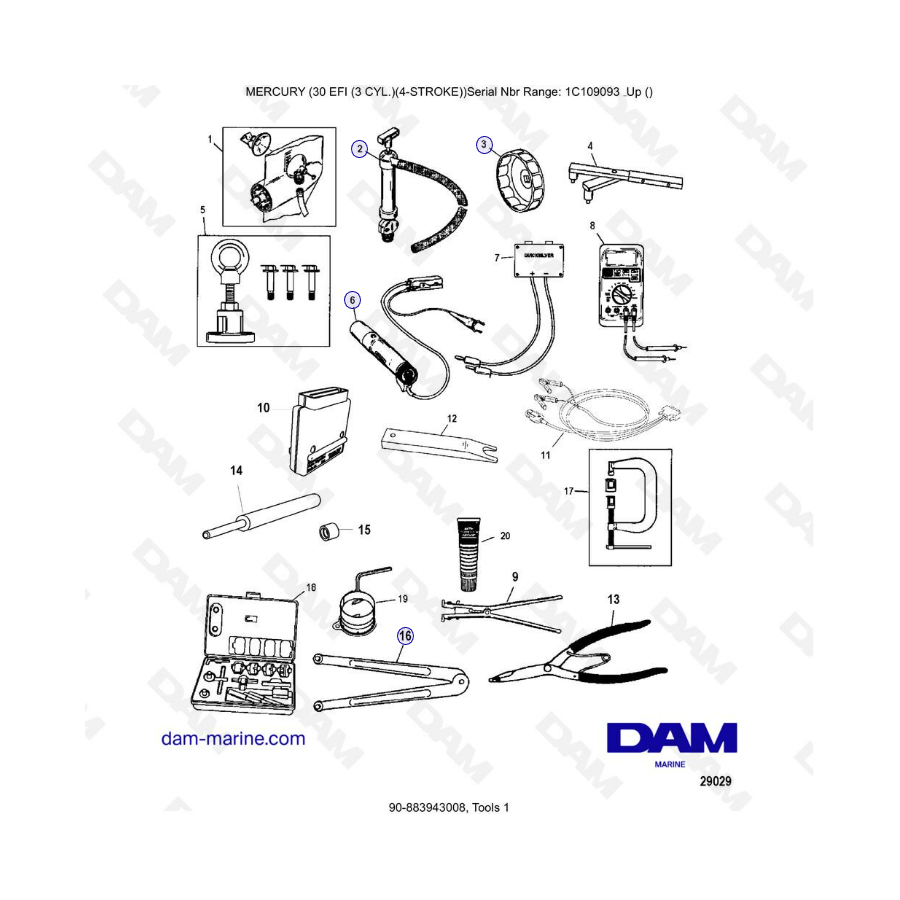 Mercury 30 EFI - Tools 1