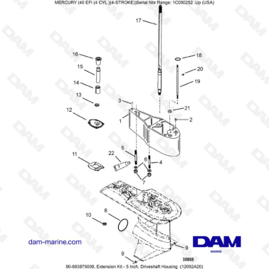 Mercury 40 EFI - Kit de...