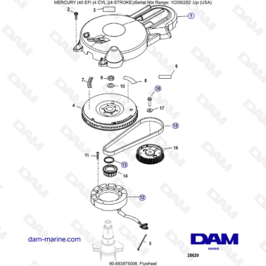 Mercury 40 EFI - Flywheel