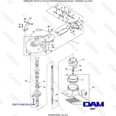Mercury 40 EFI - Jet Unit