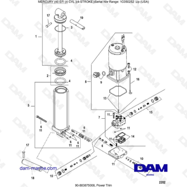 Mercury 40 EFI - Ajuste de...