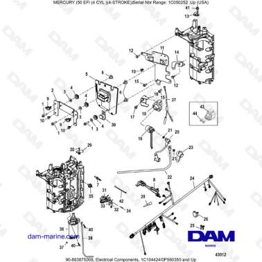 Mercury 50 EFI - Electrical...
