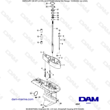 Mercury 50 EFI - Extension...