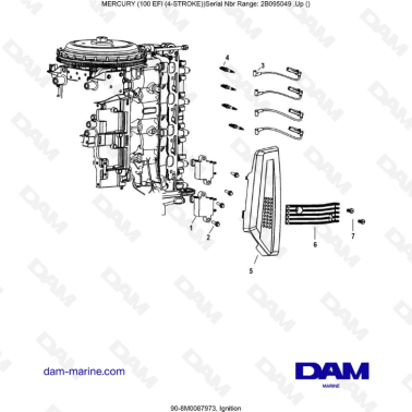 Mercury 100 EFI - Ignition