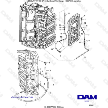 Mercury V-150 EFI (2.5L) -...