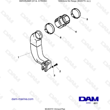 MERCRUISER D7.3L D-TRONIC -...