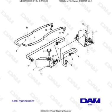 MERCRUISER D7.3L D-TRONIC -...