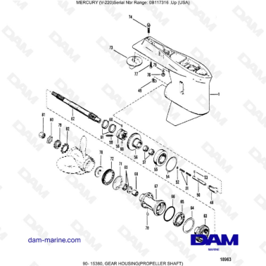 Mercury Mariner V-220 -...