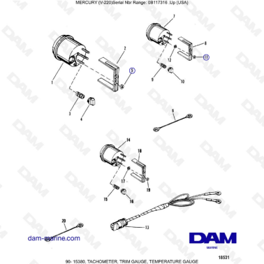 Mercury Mariner V-220 -...