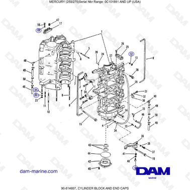MERCURY (250/275) - BLOQUE...
