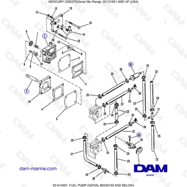 MERCURY (250/275) - FUEL...