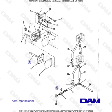 MERCURY (250/275) - FUEL...