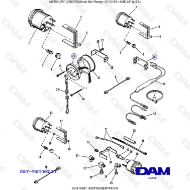 MERCURY (250/275) - INSTRUMENTATION
