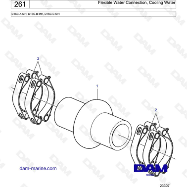 Volvo Penta D16 - Conexión...