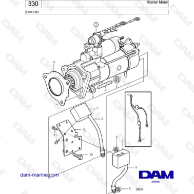 Volvo Penta D16 - Motor de...