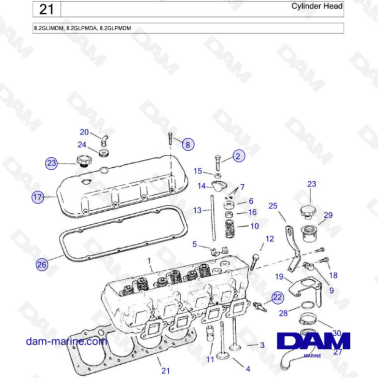 Culata - 8.2GLIMDM,...