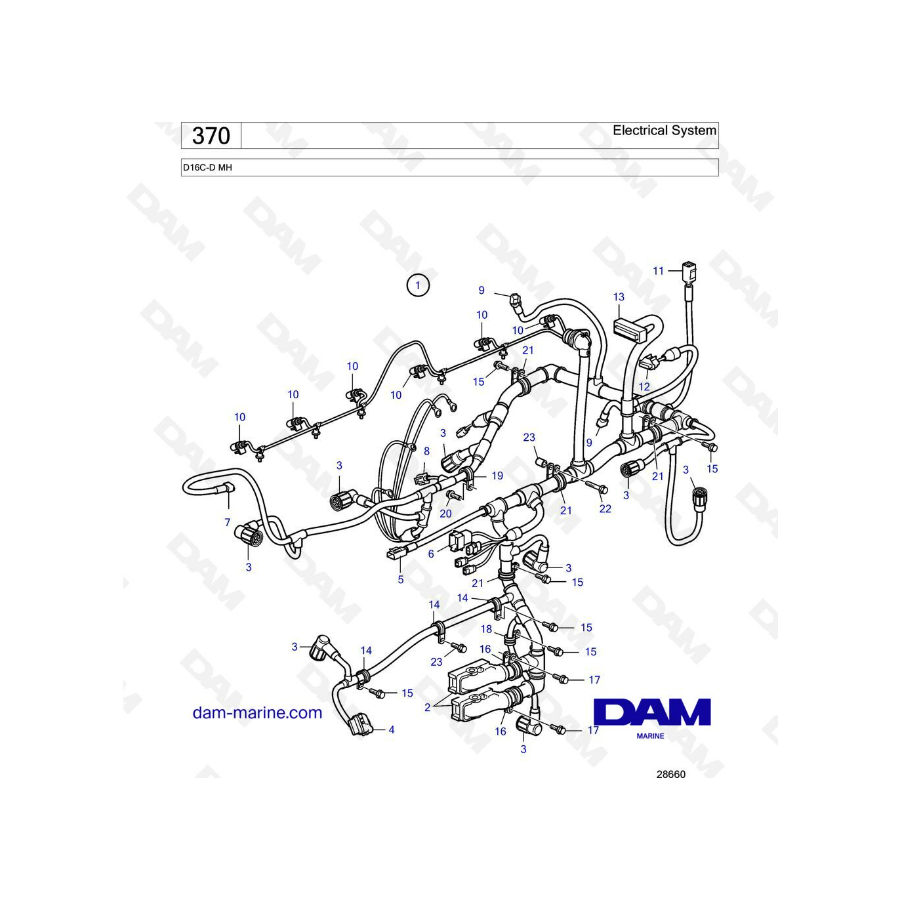 Volvo Penta D16 - Electrical System