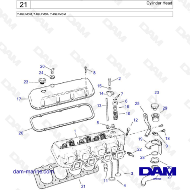 Culata - 7.4GLIMDM,...