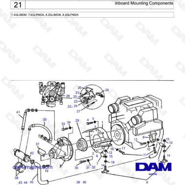 Inboard Mounting Components...