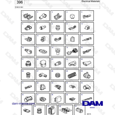 Volvo Penta D16 - Electrical Materials