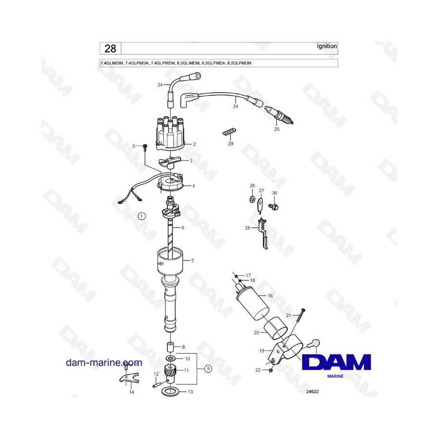 Ignition  - 7.4GLIMDM, 7.4GLPMDA, 7.4GLPMDM, 8.2GLIMDM, 8.2GLPMDA, 8.2GLPMDM