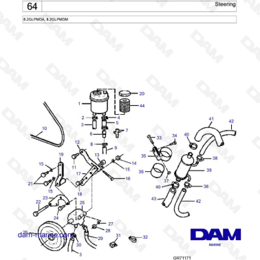 Steering  - 8.2GLPMDA, 8.2GLPMDM